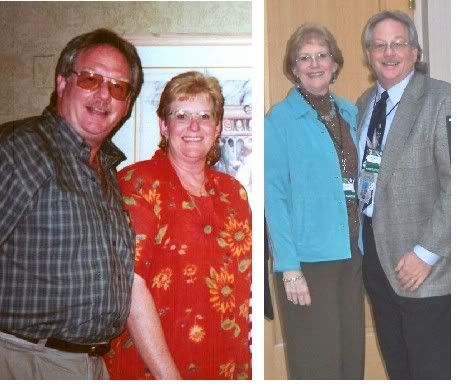 Lynn and Rick Before and After. We're Never going backwards!