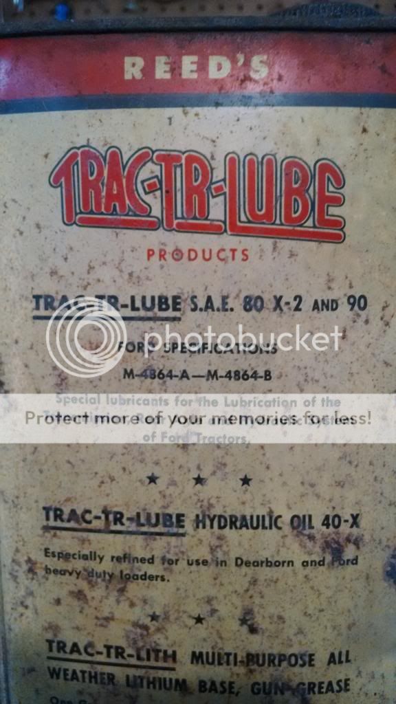 Re Gear oil can Pics that may interest TOH