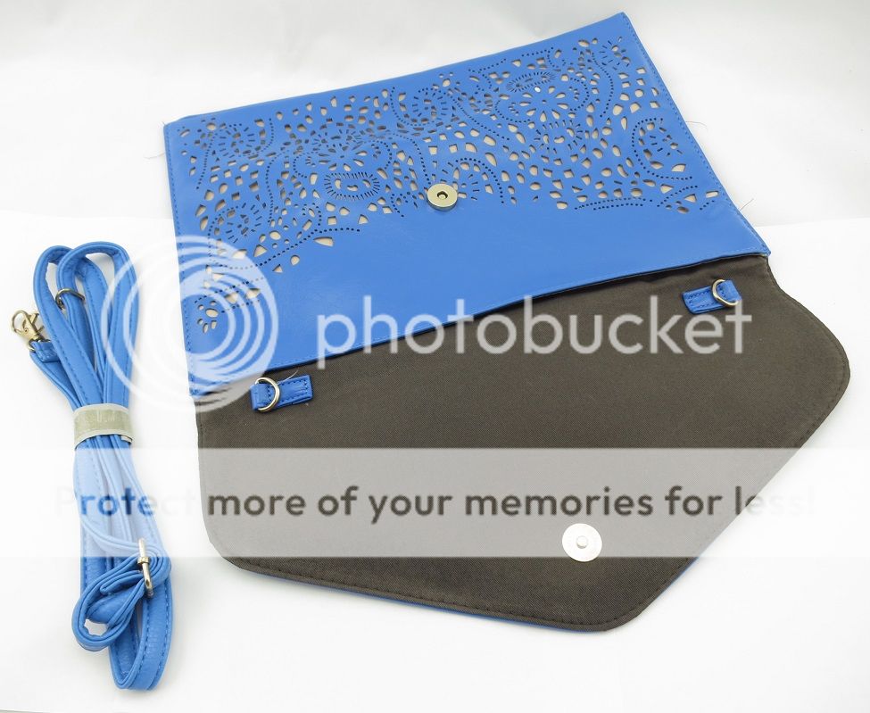 Details about Lace Envelope Bag Royal Blue Details about Lace Envelope Bag Royal Blue