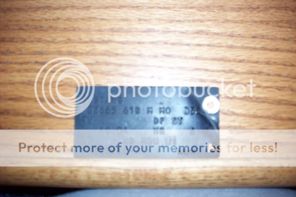 Buck tag from my 84 1/2 Gt